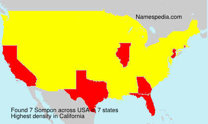Surname Sompon in USA Surname Sompon in USA