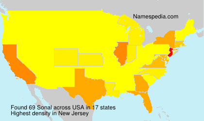 Surname Sonal in USA Surname Sonal in USA