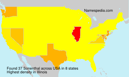 Surname Sonenthal in USA Surname Sonenthal in USA