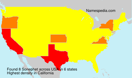 Surname Sonephet in USA Surname Sonephet in USA