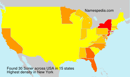 Surname Soner in USA Surname Soner in USA
