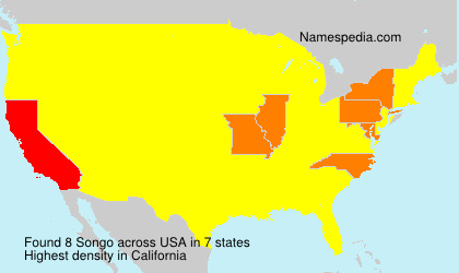 Surname Songo in USA Surname Songo in USA
