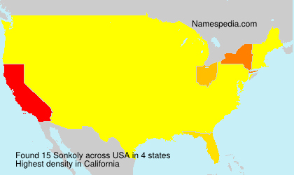 Surname Sonkoly in USA Surname Sonkoly in USA