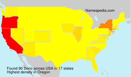 Surname Sono in USA Surname Sono in USA