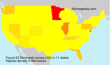 Surname Sontowski in USA Surname Sontowski in USA
