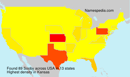 Surname Sooby in USA Surname Sooby in USA