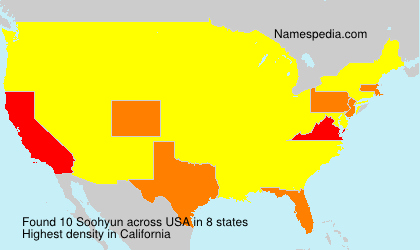 Surname Soohyun in USA Surname Soohyun in USA