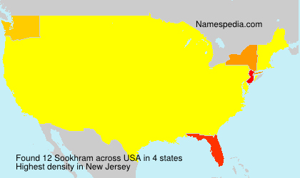 Surname Sookhram in USA Surname Sookhram in USA