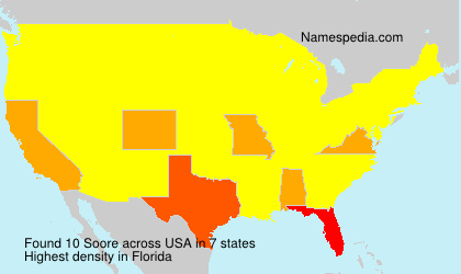 Surname Soore in USA Surname Soore in USA