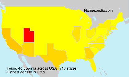 Surname Soorma in USA Surname Soorma in USA