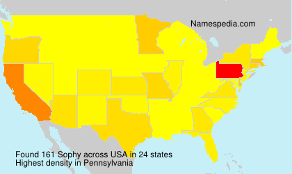 Surname Sophy in USA Surname Sophy in USA