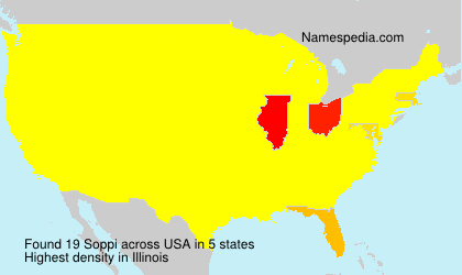 Surname Soppi in USA Surname Soppi in USA