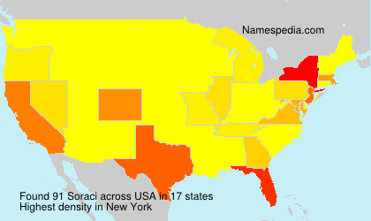 Surname Soraci in USA Surname Soraci in USA