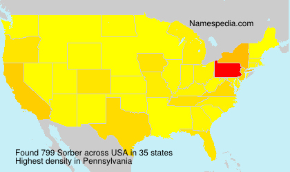 Surname Sorber in USA Surname Sorber in USA