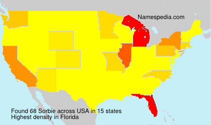Surname Sorbie in USA Surname Sorbie in USA