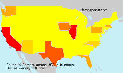 Surname Sorescu in USA Surname Sorescu in USA