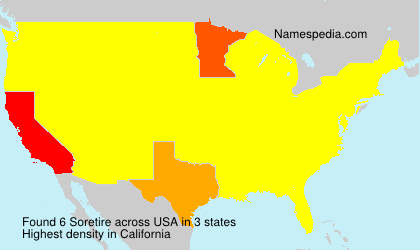 Surname Soretire in USA Surname Soretire in USA