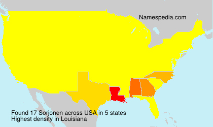 Surname Sorjonen in USA Surname Sorjonen in USA
