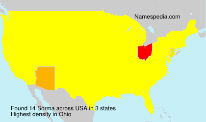 Surname Sorma in USA Surname Sorma in USA