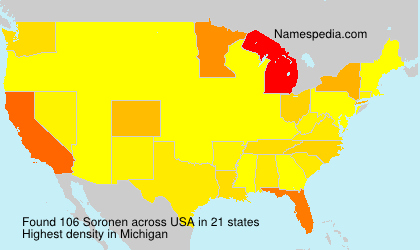 Surname Soronen in USA Surname Soronen in USA