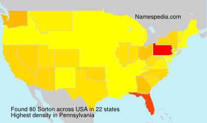 Surname Sorton in USA Surname Sorton in USA