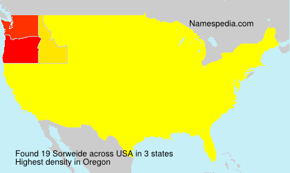 Surname Sorweide in USA Surname Sorweide in USA