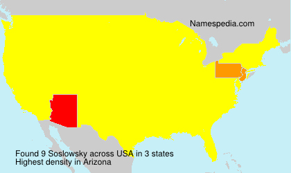 Surname Soslowsky in USA Surname Soslowsky in USA