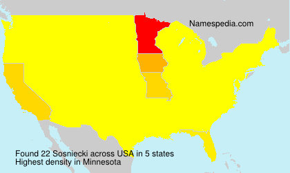 Surname Sosniecki in USA Surname Sosniecki in USA