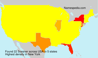 Surname Sossner in USA Surname Sossner in USA
