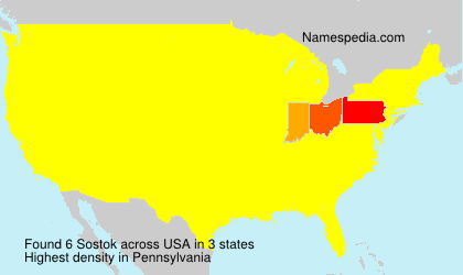 Surname Sostok in USA Surname Sostok in USA