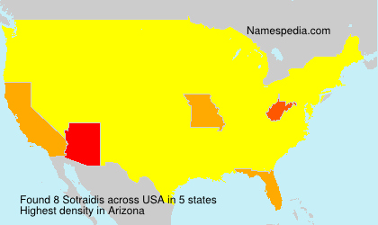 Surname Sotraidis in USA Surname Sotraidis in USA