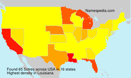 Surname Sotres in USA Surname Sotres in USA