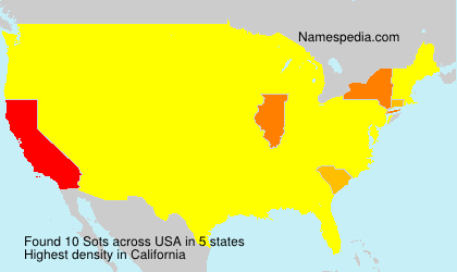 Surname Sots in USA Surname Sots in USA