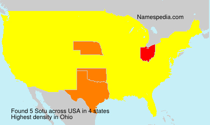 Surname Sotu in USA Surname Sotu in USA