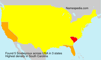 Surname Soubeyroux in USA Surname Soubeyroux in USA