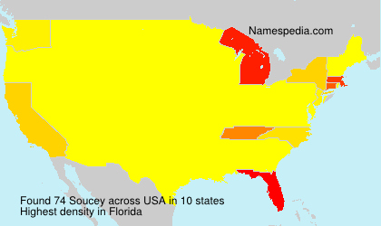 Surname Soucey in USA Surname Soucey in USA