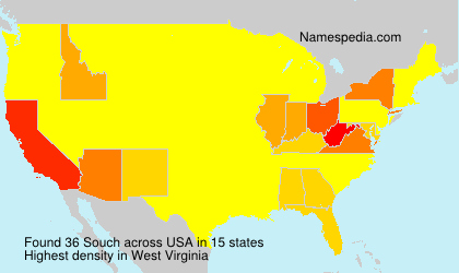 Surname Souch in USA Surname Souch in USA