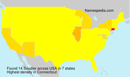 Surname Soudier in USA Surname Soudier in USA