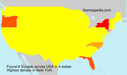 Surname Souede in USA
