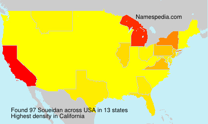 Surname Soueidan in USA Surname Soueidan in USA
