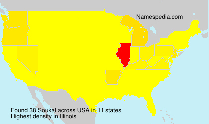 Surname Soukal in USA Surname Soukal in USA