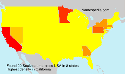 Surname Soukaseum in USA Surname Soukaseum in USA