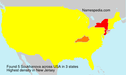Surname Soukhanova in USA Surname Soukhanova in USA