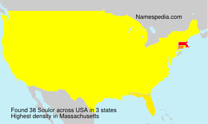 Surname Soulor in USA Surname Soulor in USA