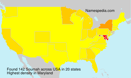 Surname Soumah in USA Surname Soumah in USA