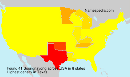 Surname Sourignavong in USA Surname Sourignavong in USA
