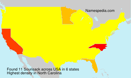 Surname Sourisack in USA Surname Sourisack in USA