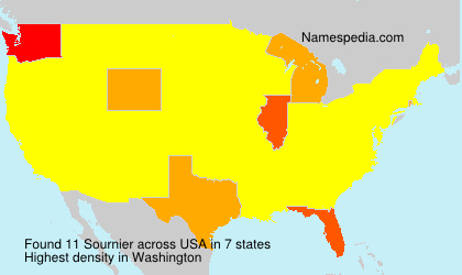 Surname Sournier in USA Surname Sournier in USA