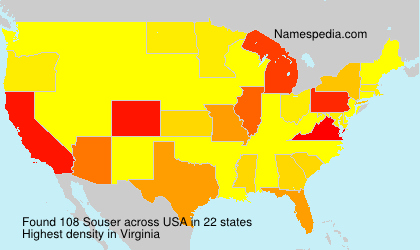 Surname Souser in USA Surname Souser in USA