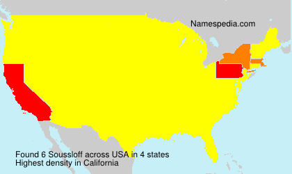 Surname Soussloff in USA Surname Soussloff in USA